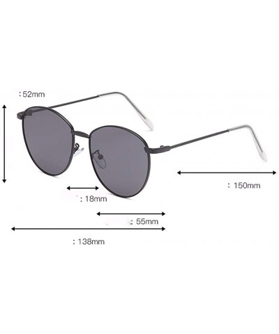 Polarized Fashion Man Women Irregular Shape Sunglasses Glasses Vintage Retro Style - Multicolor-h - CV18T965LWY $6.92 Rimless