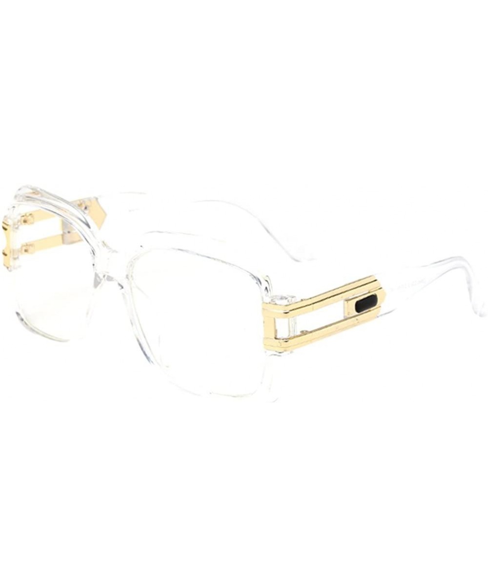 Anti-glare Retro Sunglasses Outdoor Sport Driving Goggles for Men Women - Transparent - CJ18CYXX088 $15.67 Sport