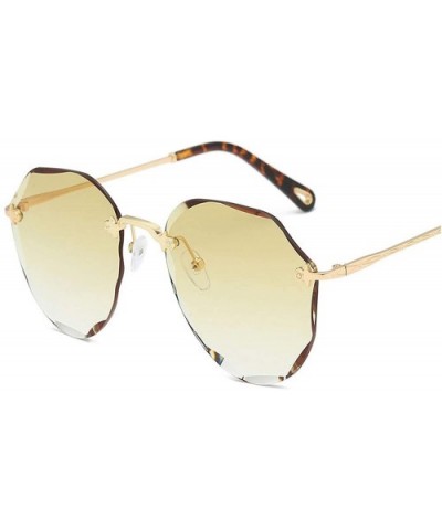 2019 Sunglasses For Women Rimless Cutting Ocean Lens Brand Designer Shades Sun Glasses Men - 3 - CT18W80SWSX $7.76 Sport