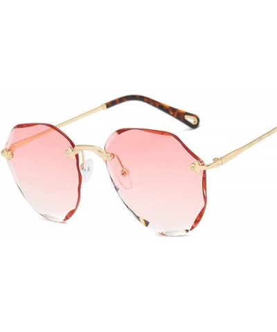 2019 Sunglasses For Women Rimless Cutting Ocean Lens Brand Designer Shades Sun Glasses Men - 3 - CT18W80SWSX $7.76 Sport