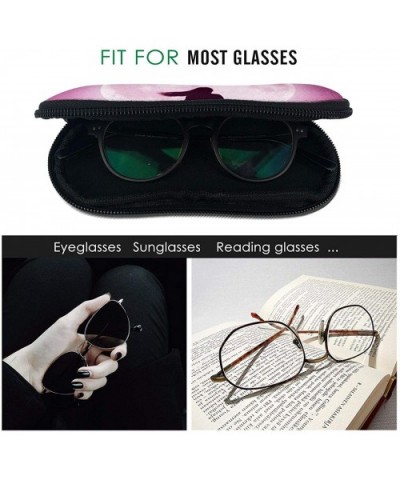 Sunglasses Case Cute Funny Girl With Cat Light Neoprene Zipper Eyeglass Case for Women Men Travel - 3d Pattern 1 - CM199AOKC7...