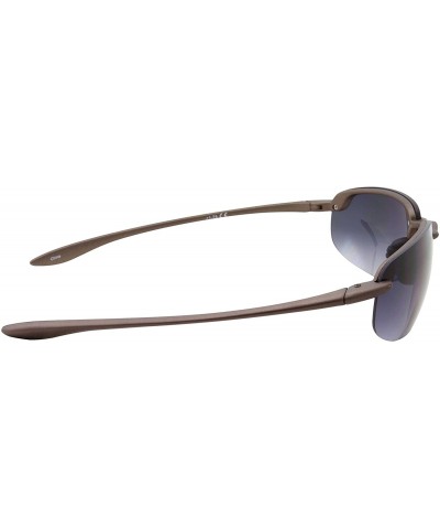 Mens Rimless Bifocal Reading Sunglasses Sports Wrap Reader Glasses - Bronze - CQ182X8LLM7 $9.28 Sport