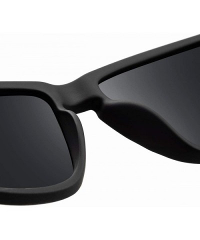 Vintage polarized sunglasses Protection Sunglasses - Black - C0194ONO9OW $6.66 Sport