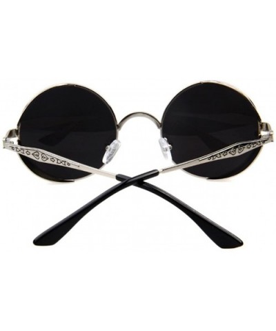 Gothic Steampunk Retro UV Sunglasses - C6124EUE7DT $10.84 Round