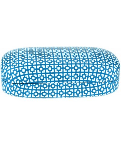 Sunglasses Glasses Protective Hard Case Square Lattice Pattern - Blue - CY186SX00G3 $8.27 Square