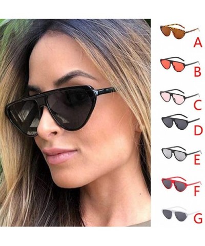 Unisex Fashion Sunglasses-Retro Eyewear Vintage Eye Radiation Protection - Black - CI18Q5NG449 $6.06 Rectangular