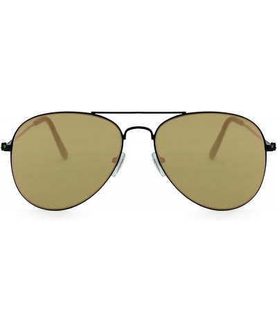 ADE Aviator Sunglasses for Men - Stylish Reflective Mirrored Flat Lens Aviators with UV Sun Protection - C618I4IYRYD $5.06 Ov...