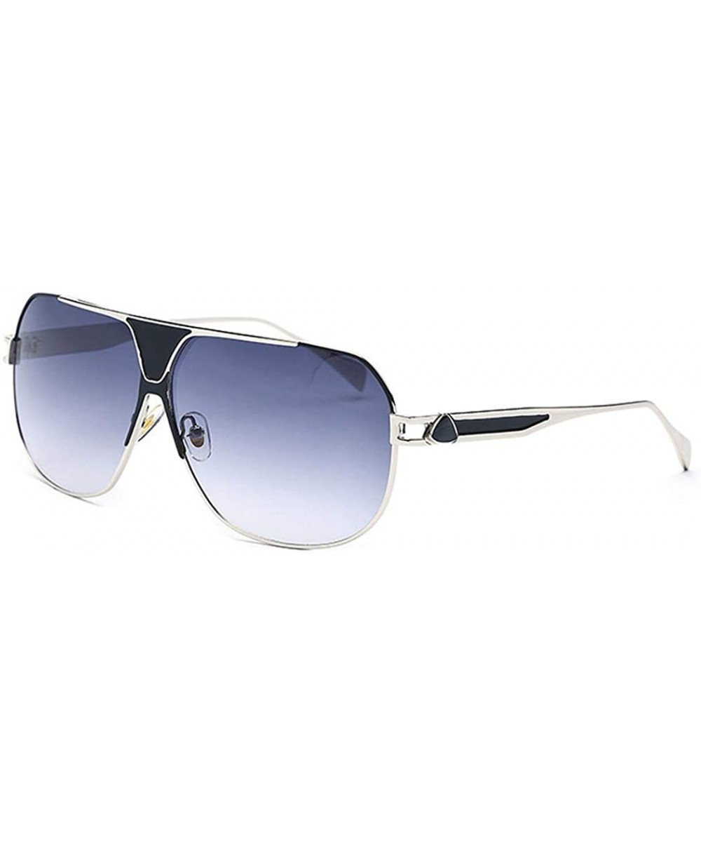 2019 new men's classic fashion sunglasses- large frame sunglasses - A - C718SCA6KDY $40.17 Aviator