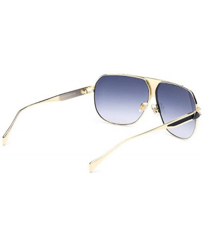 2019 new men's classic fashion sunglasses- large frame sunglasses - A - C718SCA6KDY $40.17 Aviator