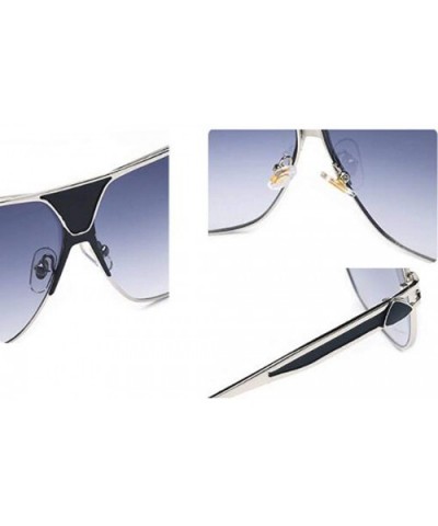 2019 new men's classic fashion sunglasses- large frame sunglasses - A - C718SCA6KDY $40.17 Aviator