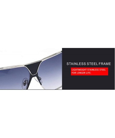 2019 new men's classic fashion sunglasses- large frame sunglasses - A - C718SCA6KDY $40.17 Aviator