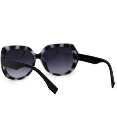 Womens Mod Butterfly Chic Designer Fashion Sunglasses - Black Tortoise Smoke - CK19600G3OK $5.50 Butterfly