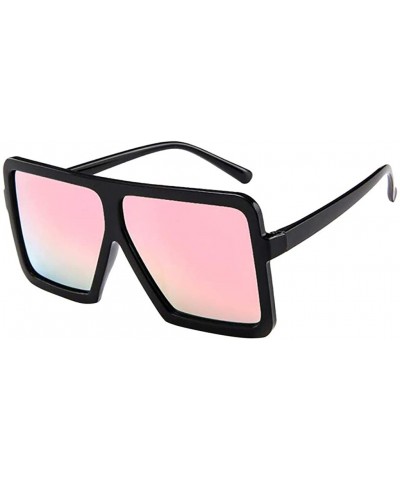 Oversized Sunglasses Polarized Fashion - Pink - CI19648ONO4 $7.19 Oversized