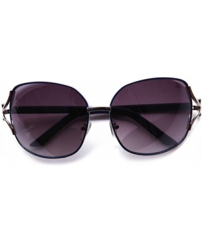 Fashion Classic Classy Bow Temple Design Sunglasses - Purple - C911CJUPL87 $5.15 Round