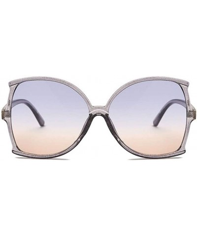 Oversize Butterfly Sunglasses Women Big Fishtail Frame Sun Glasses Men 2020 Retro Eyewear for Female UV400 - CS199QD7WR9 $6.4...