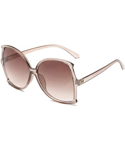 Oversize Butterfly Sunglasses Women Big Fishtail Frame Sun Glasses Men 2020 Retro Eyewear for Female UV400 - CS199QD7WR9 $6.4...