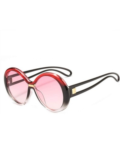 Women Men Classic Gradient Brand Big Frame Sun Glasses Female Vintage Round Sunglass Goggles UV400 - C9 - C118W8UAMU5 $20.87 ...