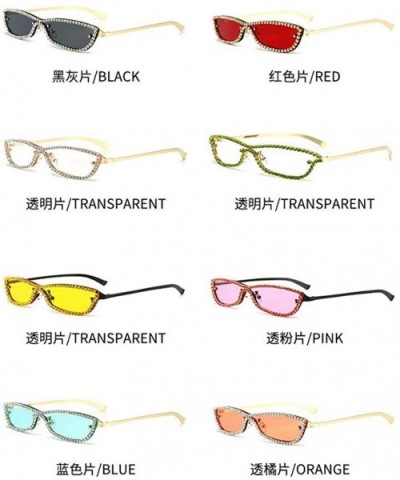 Diamond Sunglasses Vintage Rimless Eyeglasses - Yellow - C7198EX72OU $11.53 Rimless