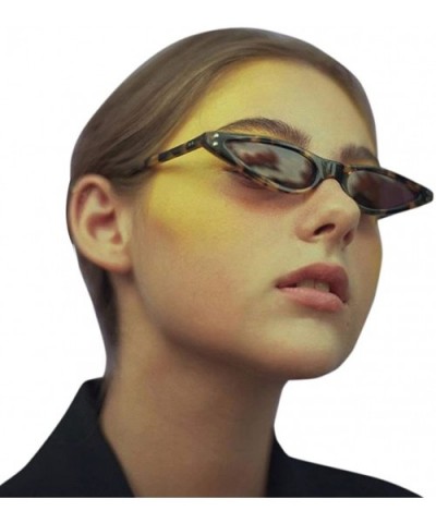 Sunglasses Transparent Polarized Protection - Coffee - CD18UWSXRH3 $6.43 Cat Eye