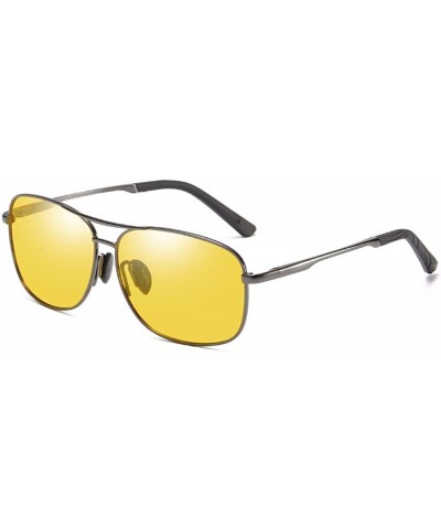 Sunglasses Men's Polarized Sunglasses Antiglare Night Vision Brightening Driving Sunglasses - A - C318QO3SMEY $23.14 Aviator