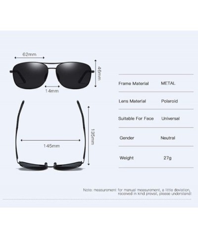 Sunglasses Men's Polarized Sunglasses Antiglare Night Vision Brightening Driving Sunglasses - A - C318QO3SMEY $23.14 Aviator