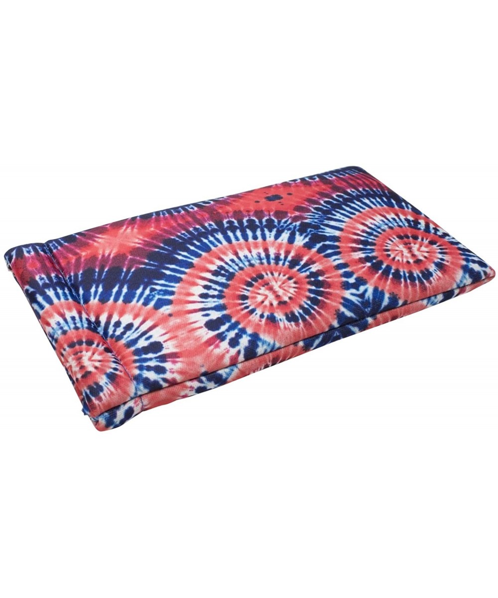 Spring Top Eyeglass Case For Men & Women - Squeeze Top Case - Variety Of Styles - Tie Dye Red Blue - C918WSNGEW0 $6.22 Aviator