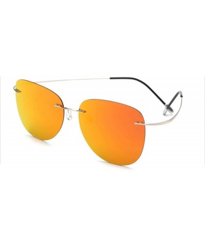 100% Titanium Polarized Sunglasses Polaroid Super Light Brand Designer RimlGafas Men Sun Glasses Eyewear - CZ197A2SGEC $16.29...
