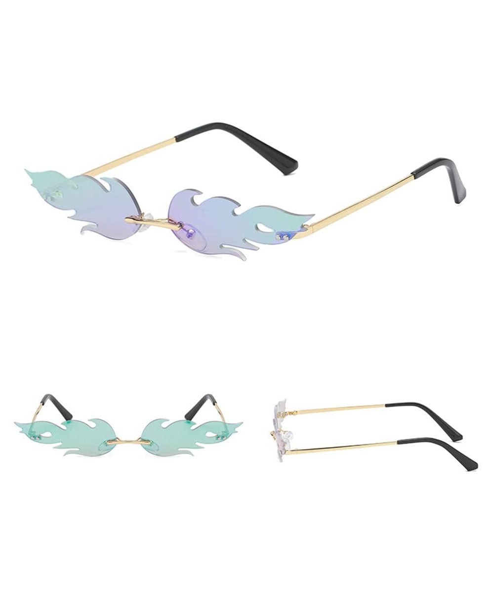 Vintage Glasses Sunglasses Frameless - F - CQ19036X3X2 $5.72 Rimless