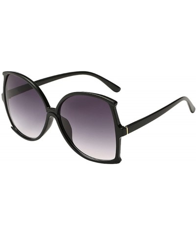 Women's Oversized Sunglasses Ladies Big Large Square Wide Vintage Designer Trendy UV400 Sun Glasses - G - CX195IEAHUG $4.26 S...