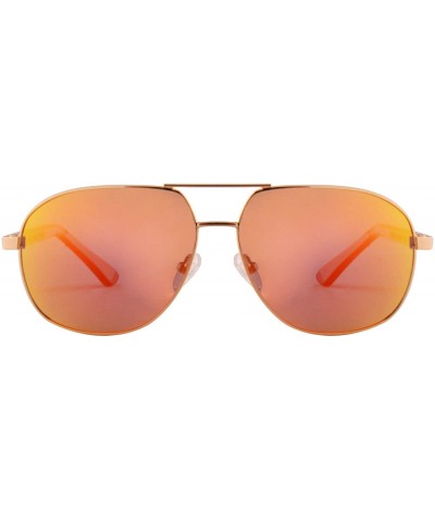 Metal Frame Unisex Polarized Sunglasses UV400 Glasses-SG1567175777879 - 1571 Gold&zebra - C618LU28XGG $10.39 Oval