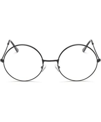 Unisex Fashion Classic Gold Metal Frame Glasses Women Classical Vintage Style Optical Round Reading - Gold - CC198AHOE94 $11....