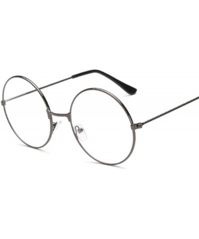 Unisex Fashion Classic Gold Metal Frame Glasses Women Classical Vintage Style Optical Round Reading - Gold - CC198AHOE94 $11....