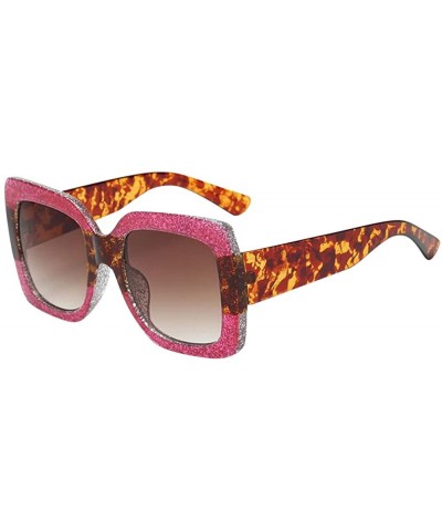 Sunglasses for Women Vintage Sunglasses Gradient Color Sunglasses Retro Oversized Glasses Eyewear - B - CX18QMTS4A0 $3.26 Ove...