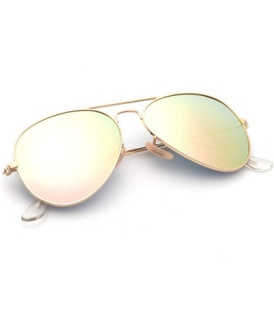 KALIYADI Classic Aviator Sunglasses for Men Women Driving Sun glasses Polarized Lens 100% UV Blocking - E Pink - CR18YENY0AU ...