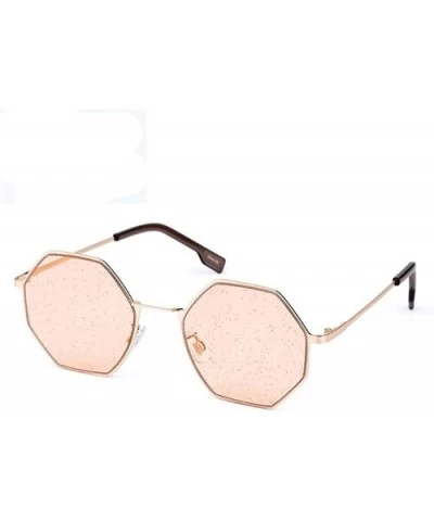 Sunglasses Women Retro Female Vintage Modis Metal Oversize Sun Glasses Men 04 - 1 - CX18YQNCRY7 $10.66 Aviator