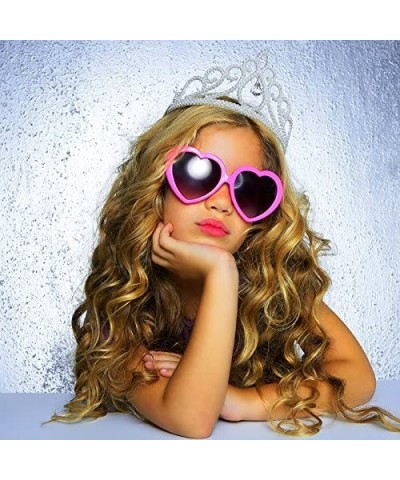 10 Packs Neon Colors Wholesale Heart Sunglasses - 20 Packs Hot Pink - CL18G0O4R9K $20.44 Oversized