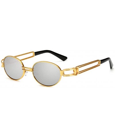 Men Women Vintage Square Mirrored Sunglasses Eyewear Outdoor Sports UV Protection Glasses - D - CC18OM5EHIX $6.79 Sport