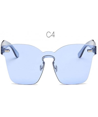 Sunglasses Women Summer Rimless Square Shades Sun Glasses Eyewear Sunshines Luxury Sunglasses - C4 - C118Y8E5CM7 $24.63 Rimless