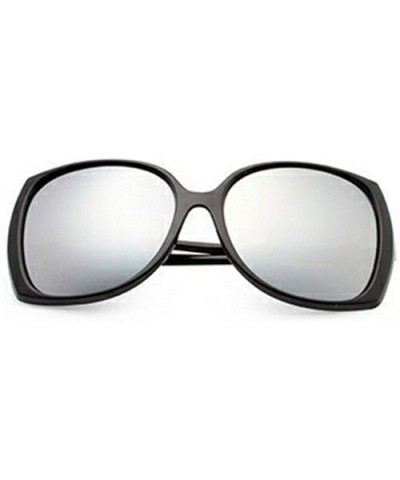 Polarized Sunglasses Flowers Protection Festival - Black/White - CQ18TQKDEYG $14.79 Oval