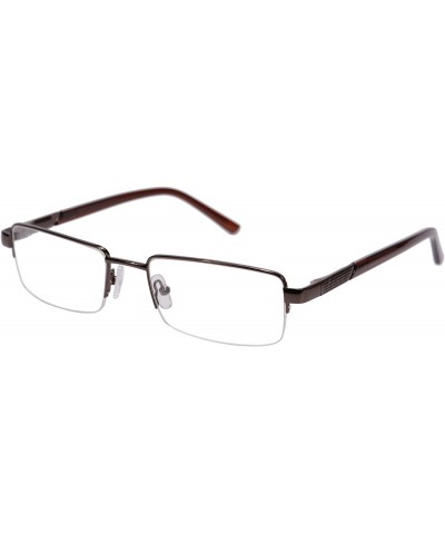 Metal Frame Blue Light Blocking Reading Glasses 1.56 Lenses-6334 - CJ17YIC4EKM $9.12 Rectangular