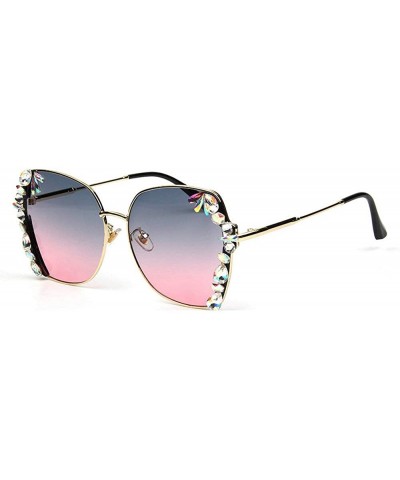 2019 Luxury oversized sunglasses women exquisite crystal sun glasses men rhinestone eyewear vintage shade glasses - CS18A8OEN...
