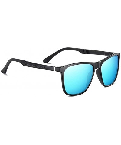 Square Polarized Sunglasses for Men Aluminum Magnesium Temple Anti-Glare Lens Driving Sun Glasses UV400 - C0199HUOOKN $12.18 ...