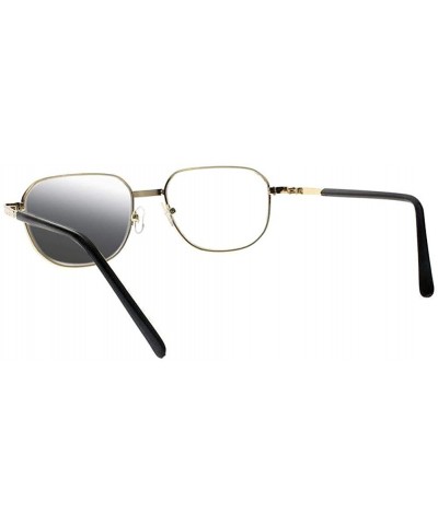 Men women Metal frame Transition Photochromic Bifocal Reading Glasses Sun Readers - Gold - CH18I9HWSXE $20.26 Oval