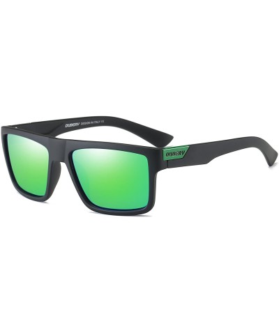 Mens Sport Polarized Sunglasses Outdoor Riding Square Windproof Eyewear - 5 - CO18EYIEYEY $12.93 Wrap