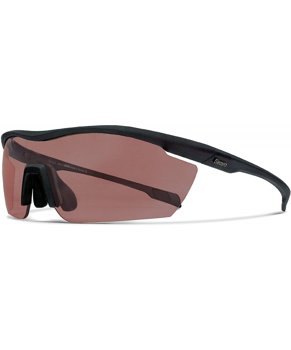 Gamma Matt Black Golf Sunglasses with ZEISS P5020 Red Tri-flection Lenses - C618KN9XT2W $16.02 Sport
