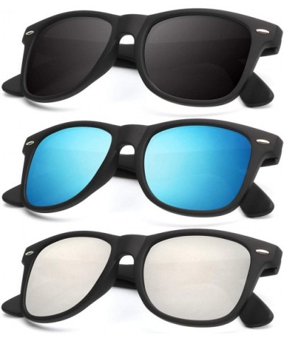 Unisex Polarized Sunglasses Stylish Sun Glasses for Men and Women Color Mirror Lens Multi Pack Options - CO18QSKE0H2 $12.84 O...