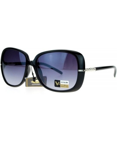 Womens Rod Temple Celebrity Oversize Butterfly Sunglasses - Black - C3121PFS6RJ $5.12 Oversized