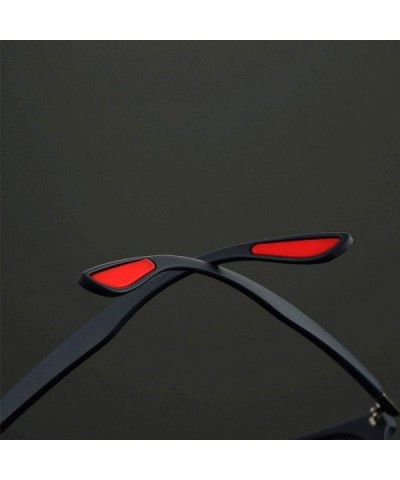 Sunglasses Classic Vintage Square Frame Polarized UV400 Drive Outoodr Sports 6 - 5 - C418YZWCWDL $9.23 Oversized