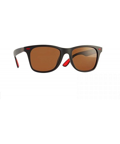 Sunglasses Classic Vintage Square Frame Polarized UV400 Drive Outoodr Sports 6 - 5 - C418YZWCWDL $9.23 Oversized