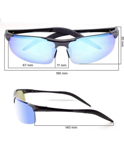 Polarized Sunglasses Ultralight Aluminum Magnesium - CW18T6EUQ82 $10.82 Square